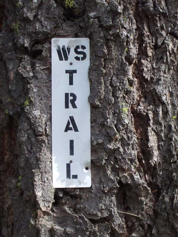 Western States Trail Marker Sign